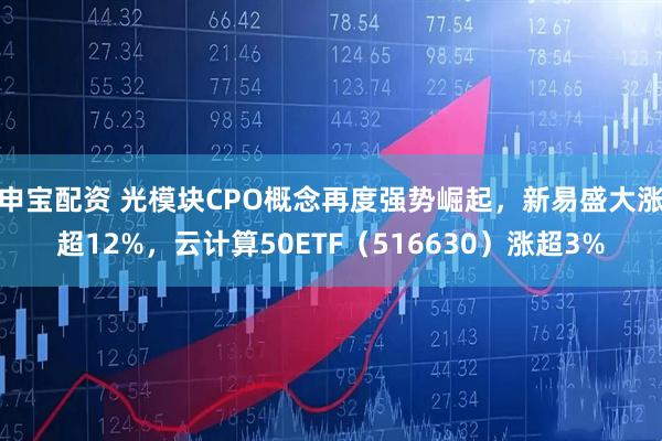 申宝配资 光模块CPO概念再度强势崛起，新易盛大涨超12%，云计算50ETF（516630）涨超3%